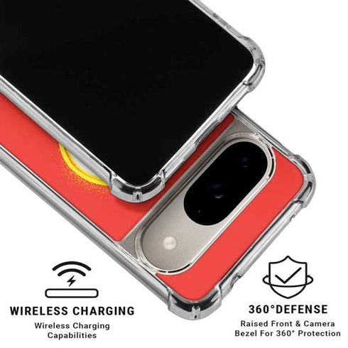DC Comics The Flash Emblem Drip Google Pixel 10 Clear Case